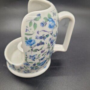VTG Chamber candle holder floral new cottagecore Grannycore Shabby Chic Prarie